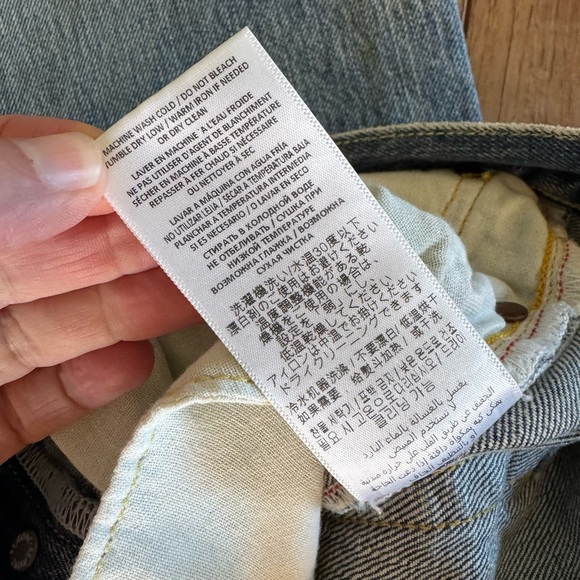 Re/Done Style 88903M50STRA 3 Year Wash Button Fly / 29 - Picture 5 of 12